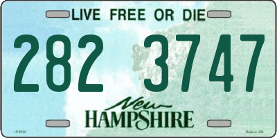 NH license plate 2823747