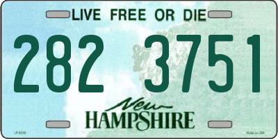 NH license plate 2823751