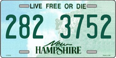 NH license plate 2823752