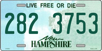 NH license plate 2823753