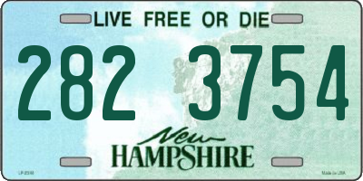 NH license plate 2823754