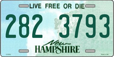 NH license plate 2823793