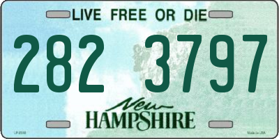 NH license plate 2823797