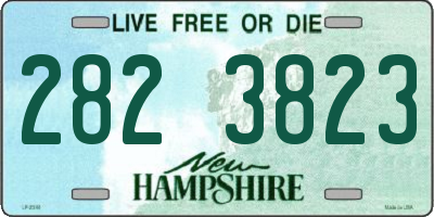 NH license plate 2823823