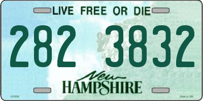 NH license plate 2823832