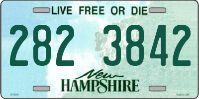 NH license plate 2823842