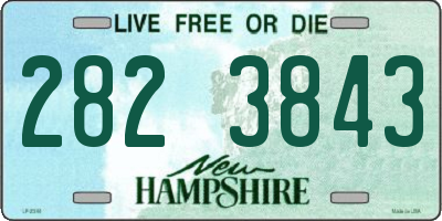 NH license plate 2823843