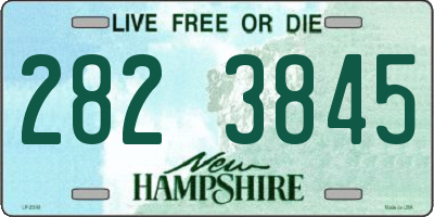 NH license plate 2823845