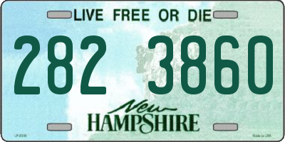 NH license plate 2823860