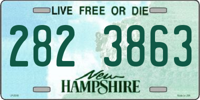 NH license plate 2823863