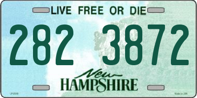 NH license plate 2823872