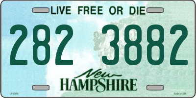 NH license plate 2823882