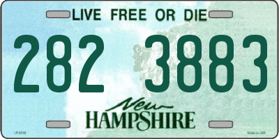 NH license plate 2823883
