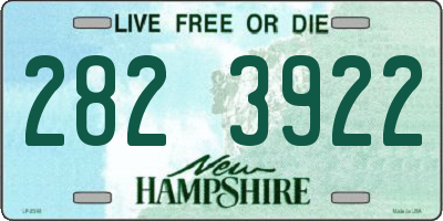 NH license plate 2823922