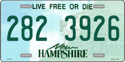 NH license plate 2823926