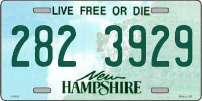 NH license plate 2823929