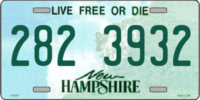 NH license plate 2823932