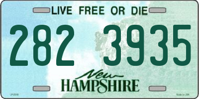 NH license plate 2823935