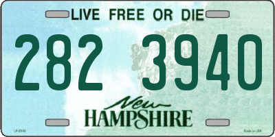 NH license plate 2823940