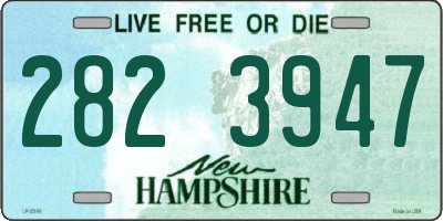 NH license plate 2823947