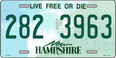 NH license plate 2823963