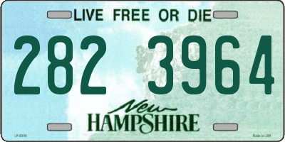 NH license plate 2823964