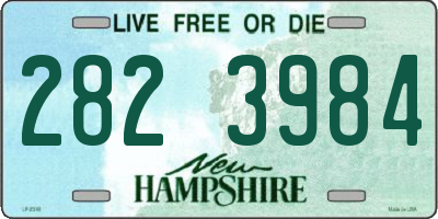 NH license plate 2823984