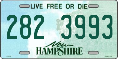 NH license plate 2823993