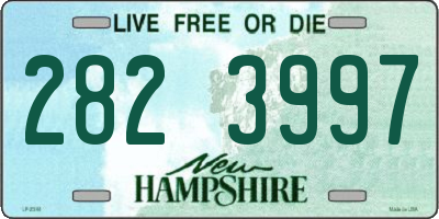 NH license plate 2823997
