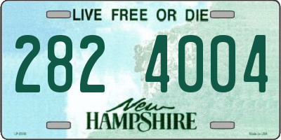 NH license plate 2824004