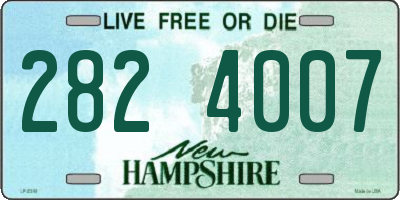 NH license plate 2824007