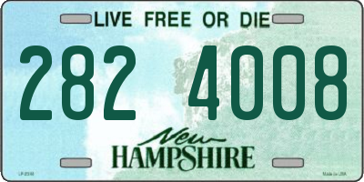 NH license plate 2824008