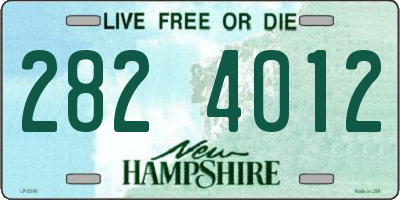 NH license plate 2824012