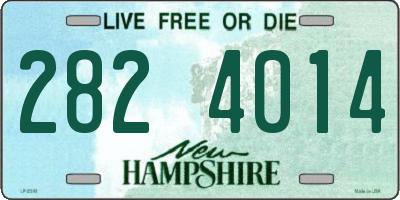 NH license plate 2824014