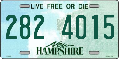 NH license plate 2824015