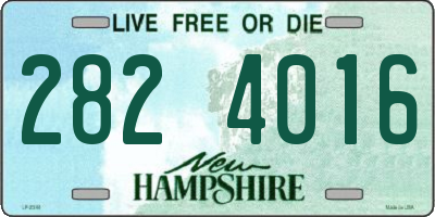 NH license plate 2824016