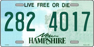 NH license plate 2824017