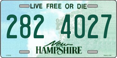 NH license plate 2824027