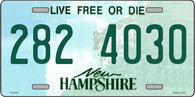 NH license plate 2824030
