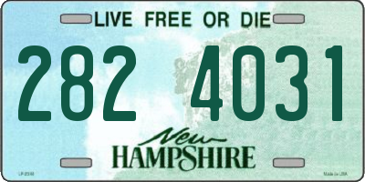 NH license plate 2824031
