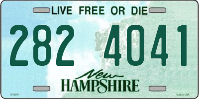 NH license plate 2824041