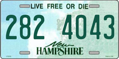 NH license plate 2824043