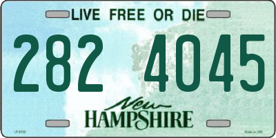 NH license plate 2824045