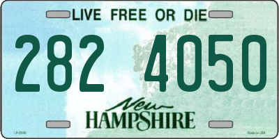 NH license plate 2824050