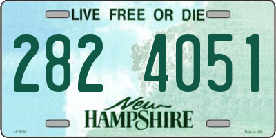 NH license plate 2824051