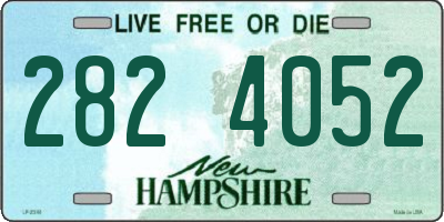 NH license plate 2824052