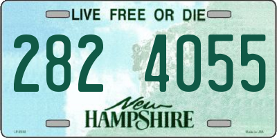 NH license plate 2824055
