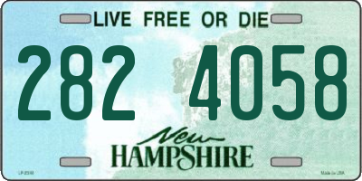 NH license plate 2824058