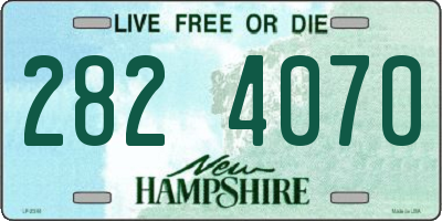 NH license plate 2824070