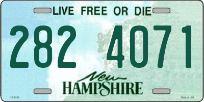 NH license plate 2824071